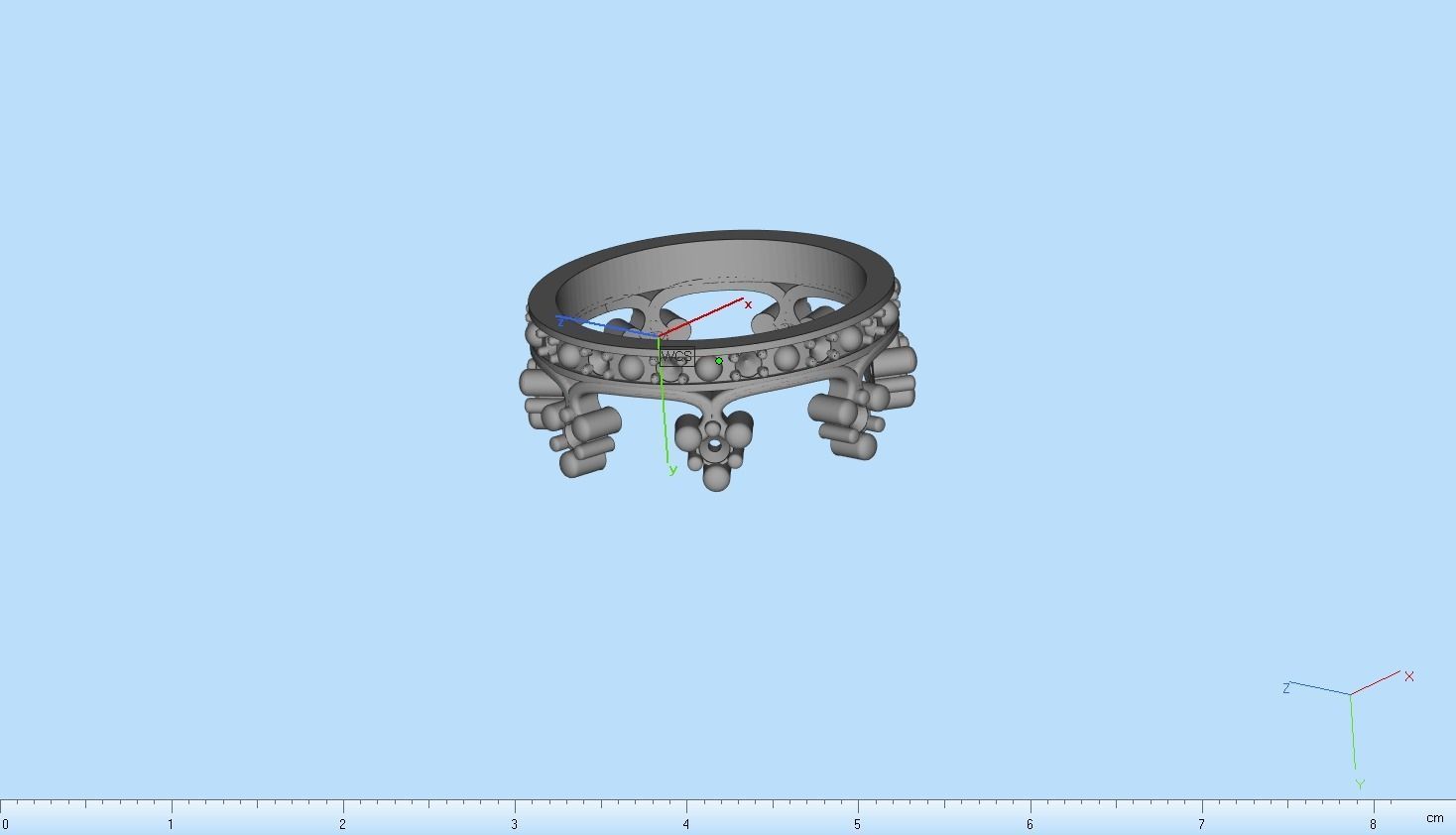 Crown ring size 8 US model 375 3D print model_16