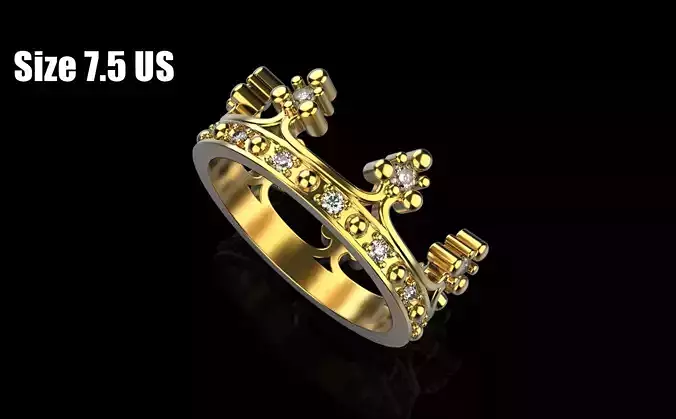 Crown ring model 374