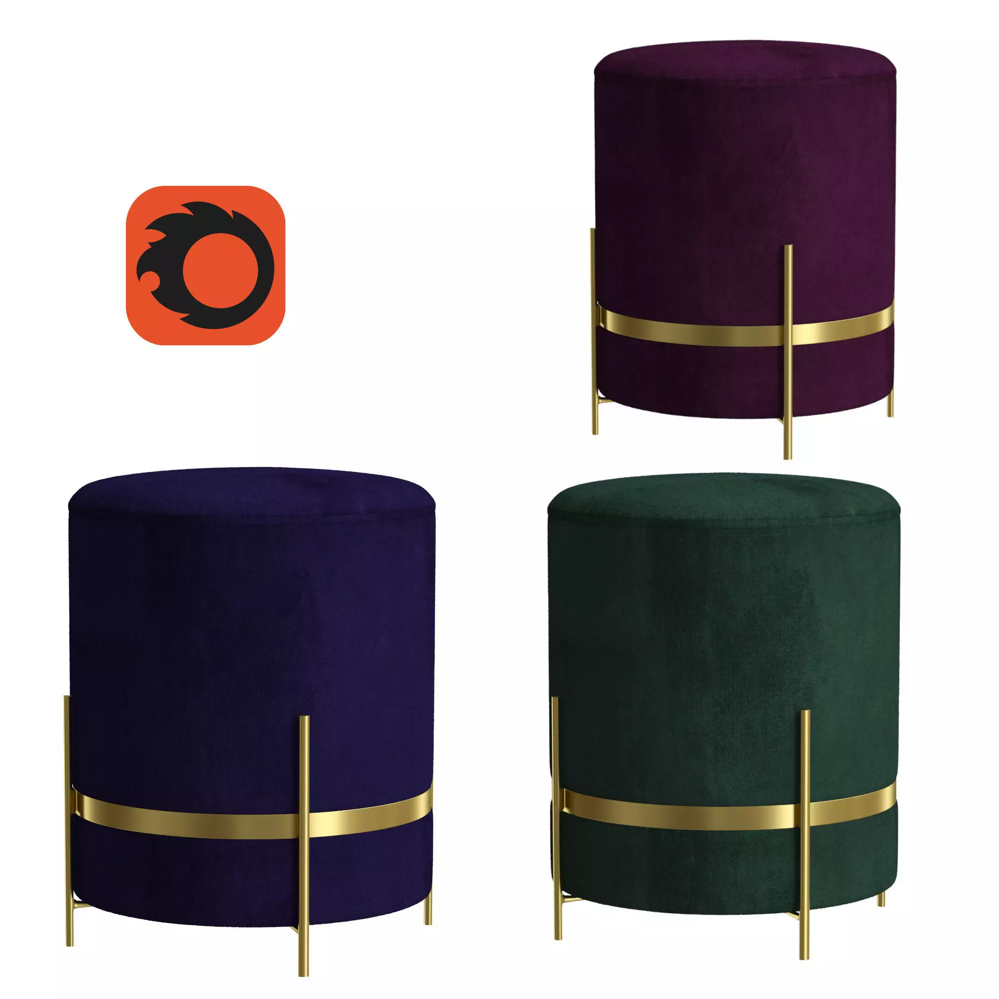 Tabouret 3D model