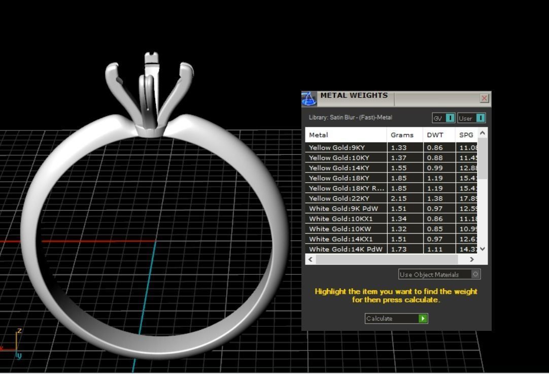 Engagement rings 3D print model_5