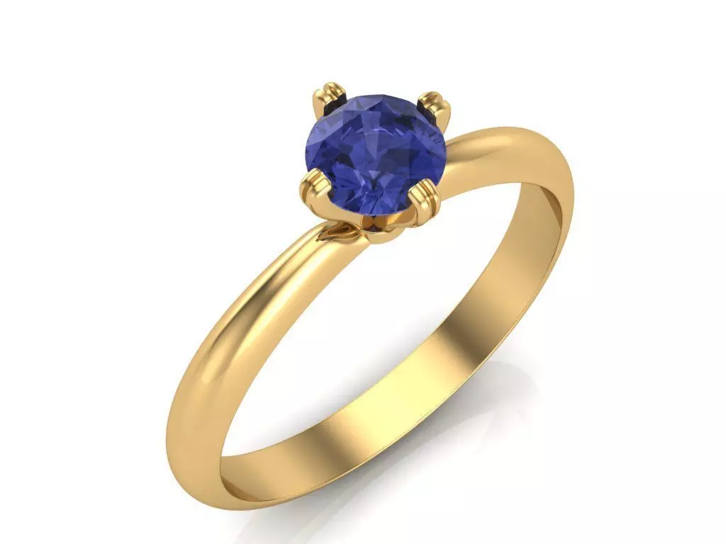 Engagement rings 3D print model_0