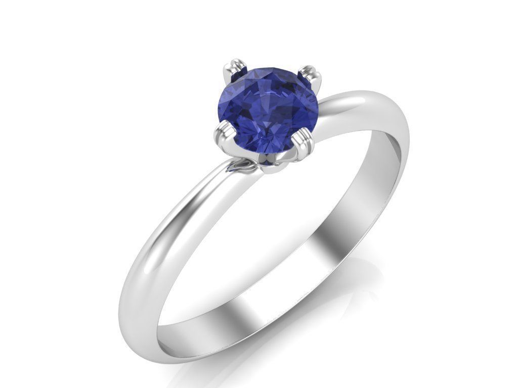 Engagement rings 3D print model_1