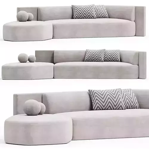 EKO MERIDIENNE SOFA 3D model