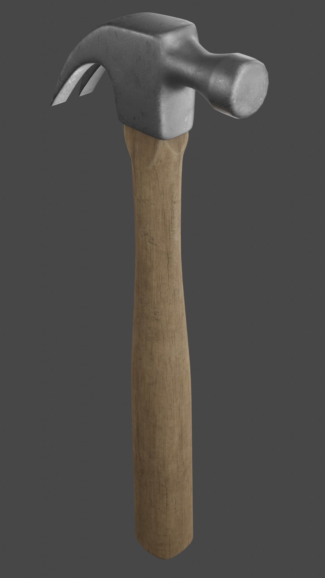 Claw Hammer PBR Model 3D model_6