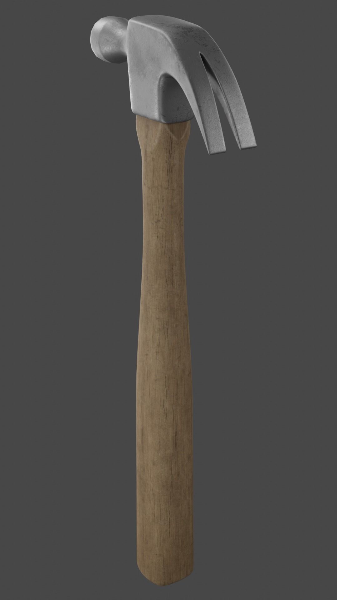 Claw Hammer PBR Model 3D model_8