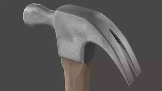 Claw Hammer PBR Model 3D model Claw Hammer PBR Model 3D model