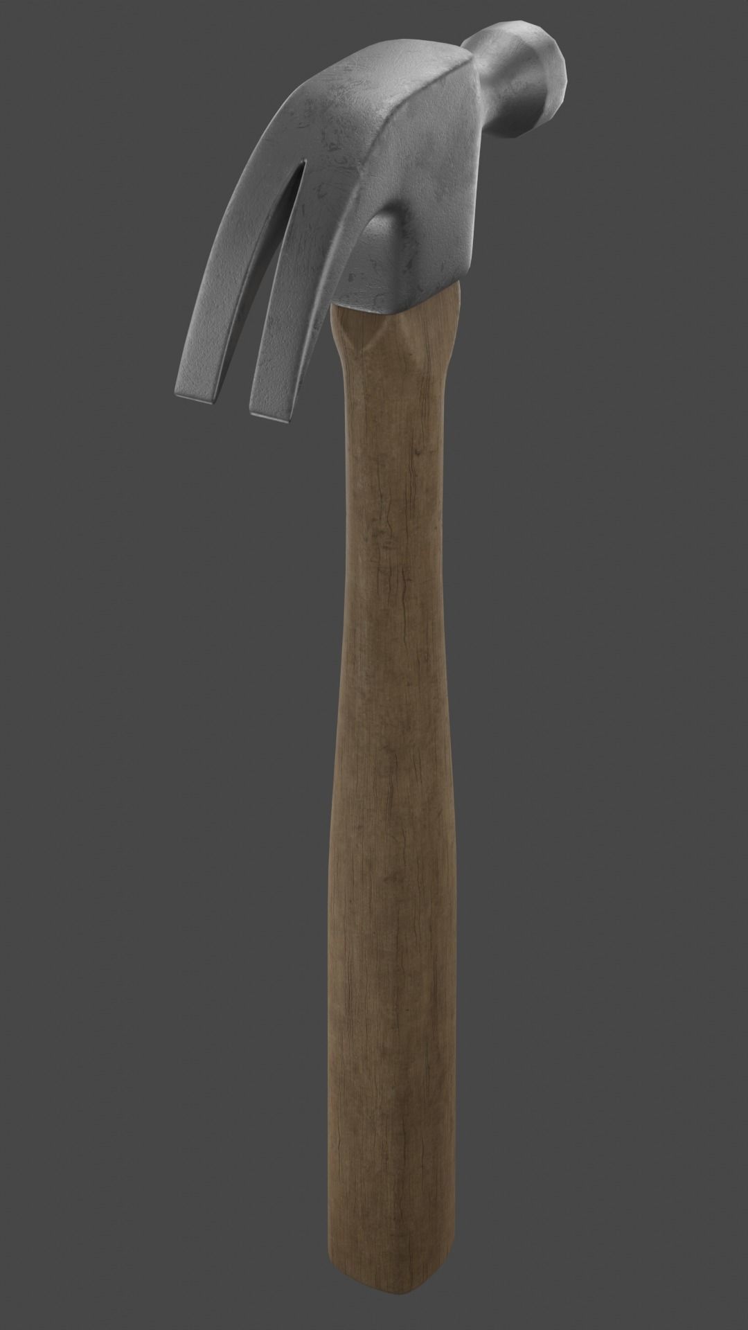 Claw Hammer PBR Model 3D model_7