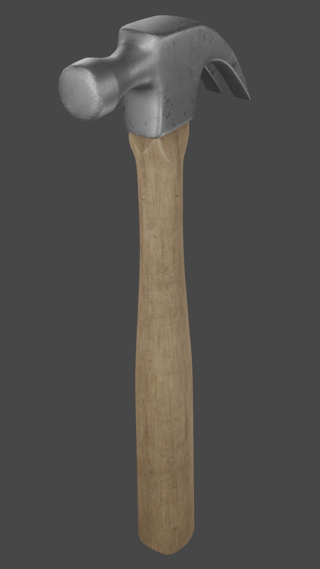 Claw Hammer PBR Model 3D model_5