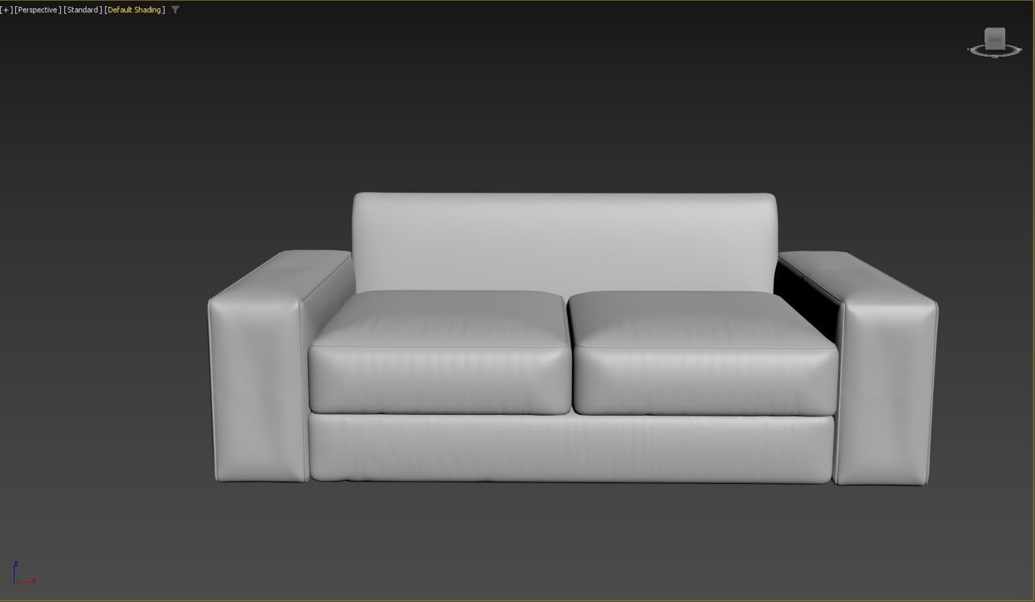 Armchair 3D model_3