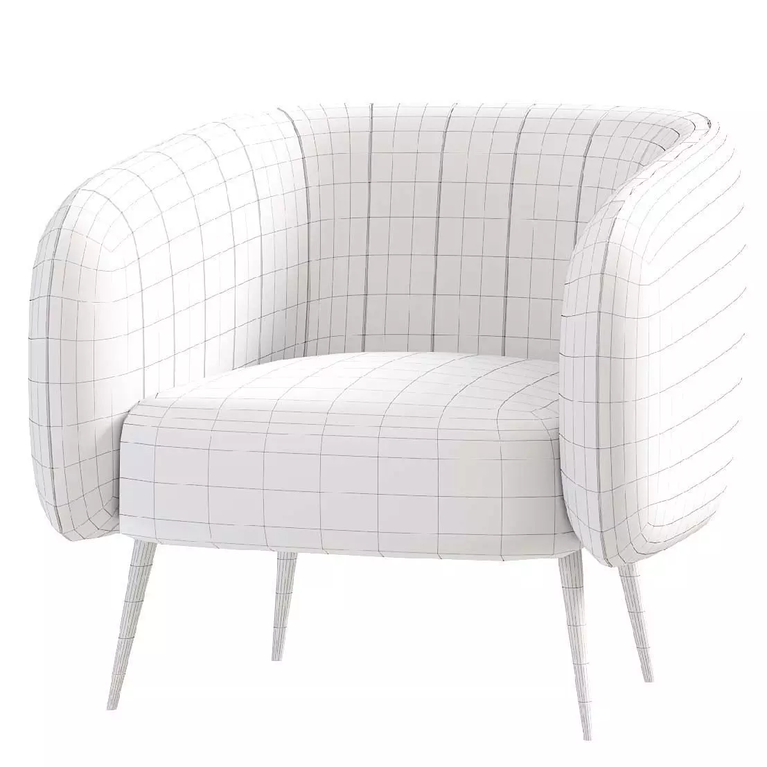 Accent Chair 3D model_0