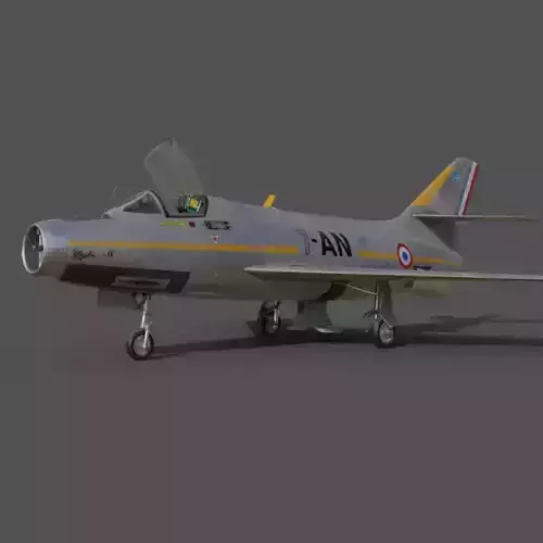 MYSTERE IV  N 117  Provence Nancy Free 3D model