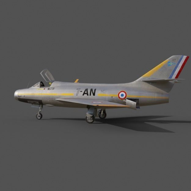 MYSTERE IV  N 117  Provence Nancy Free 3D model_2