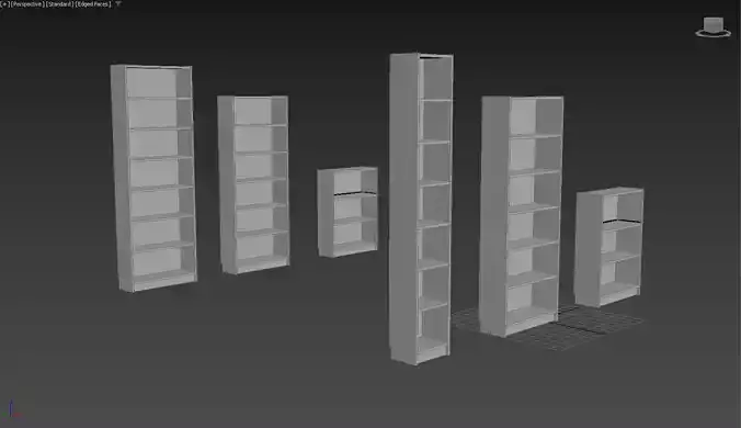 Bookcase 3D model