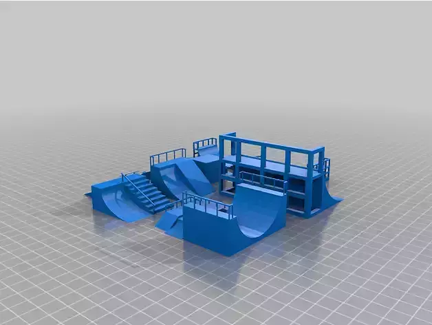 Skate Park Compilation 3D print model