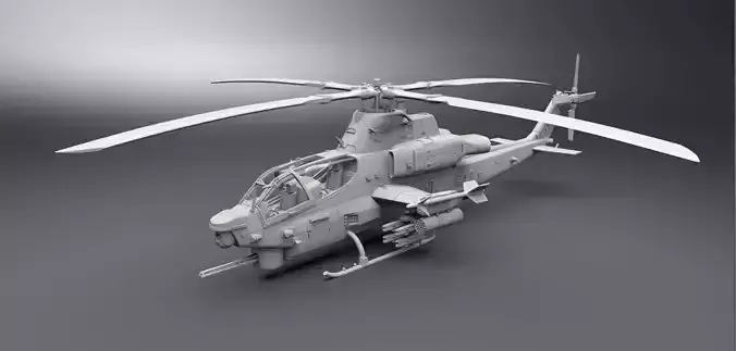Ah1z Viper Scale model  3D print model