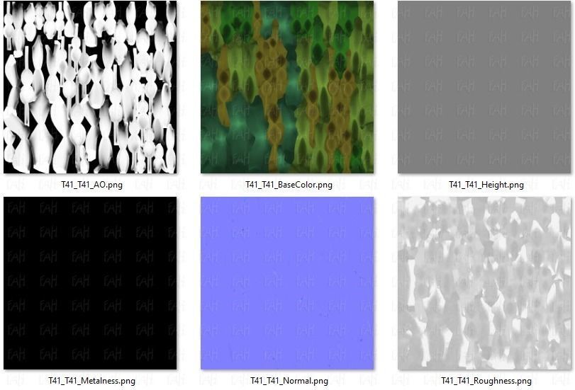 Trees Cartoon V41 Low-poly 3D model_46