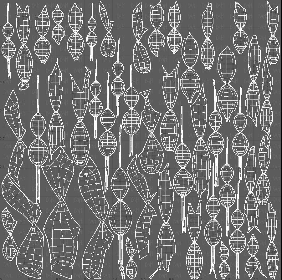 Trees Cartoon V41 Low-poly 3D model_45