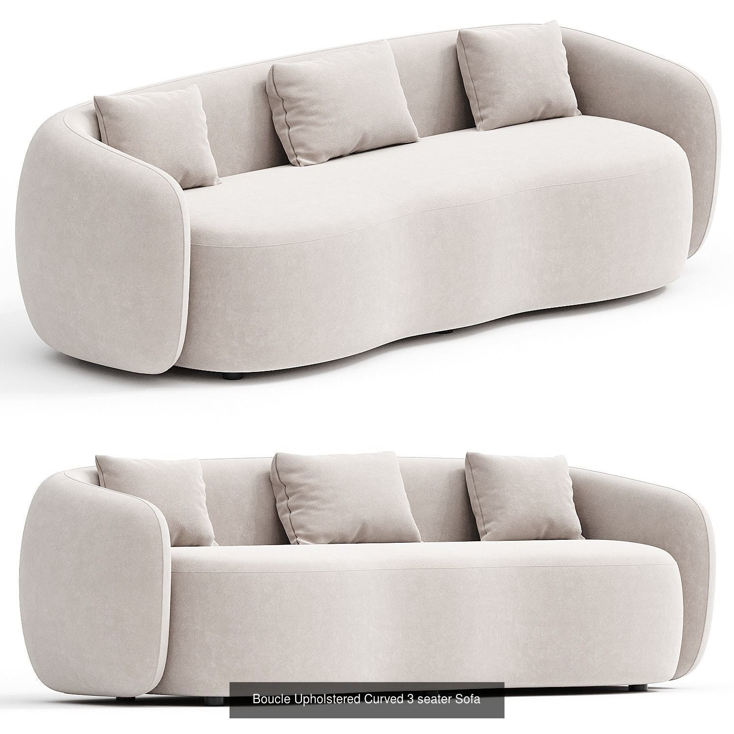 10 Sofa 3D Model Collection_3
