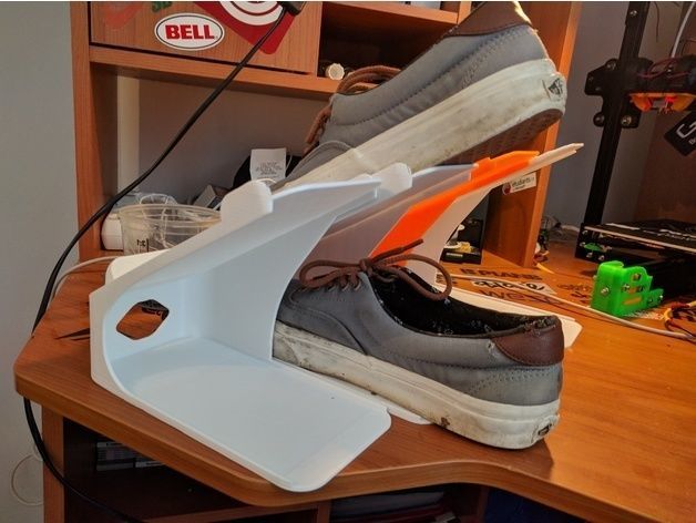 Shoes Organizer  3D print model_3