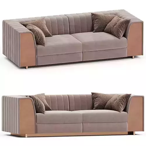 HARRY Velvet sofa Harry Collection By Laskasas 3d model 