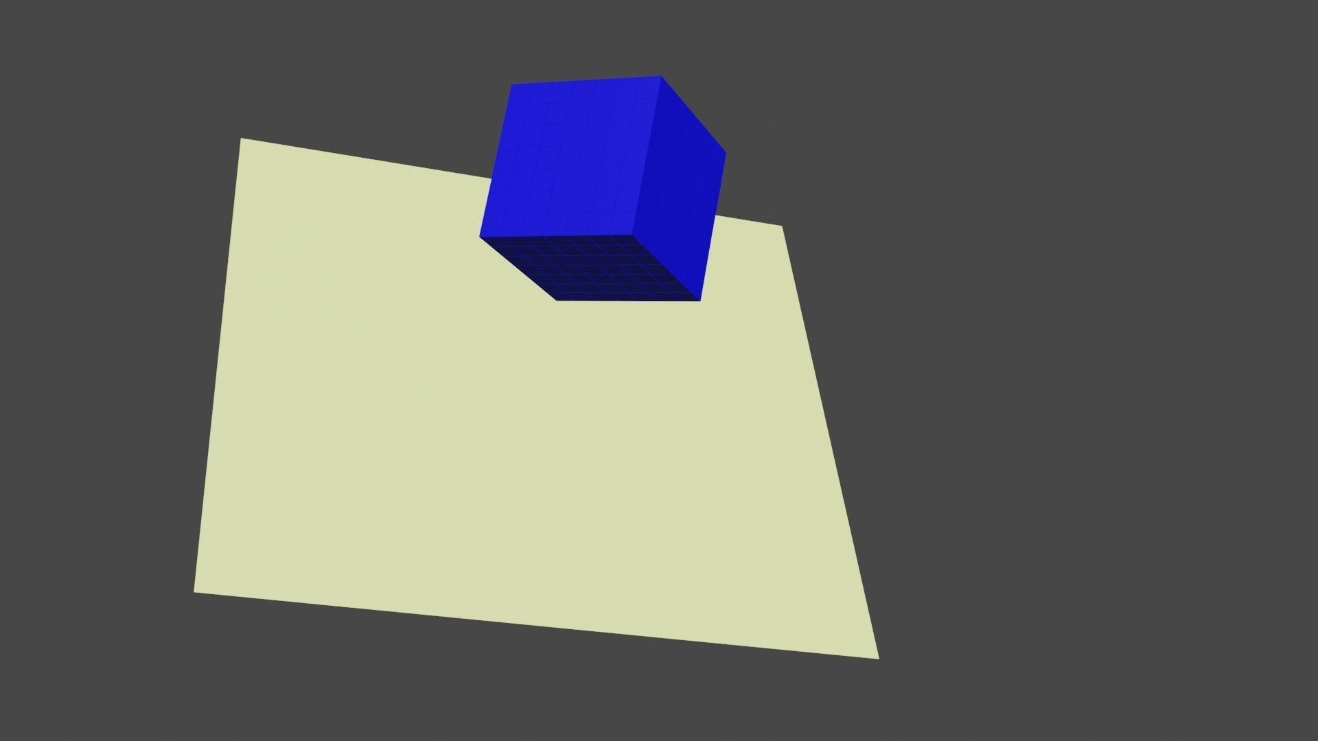 3D cube dispersion animation 3D model_1