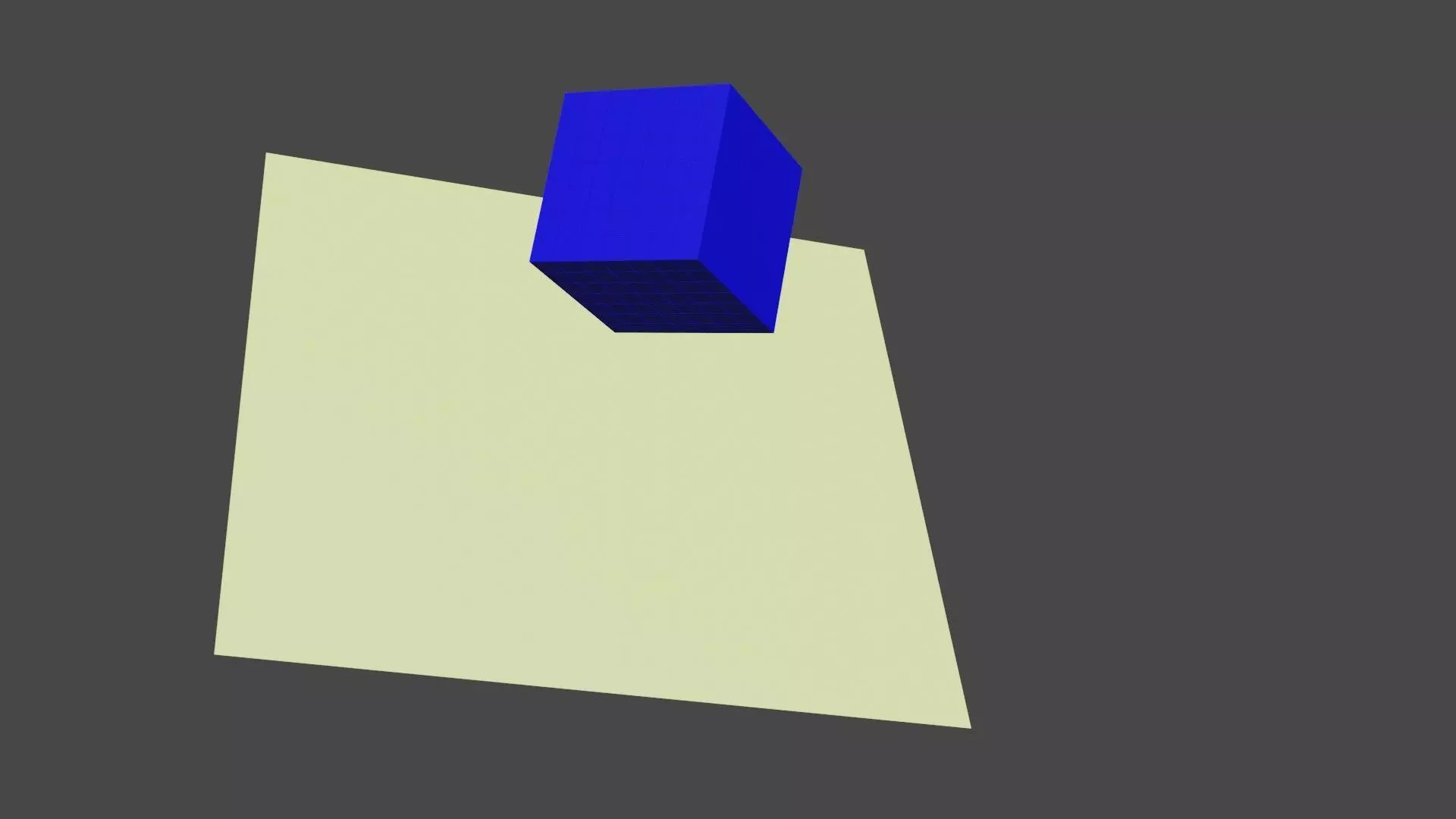 3D cube dispersion animation 3D model_0