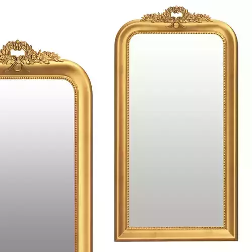 Magnolia Arched Floor Mirror by Joybird 3D model