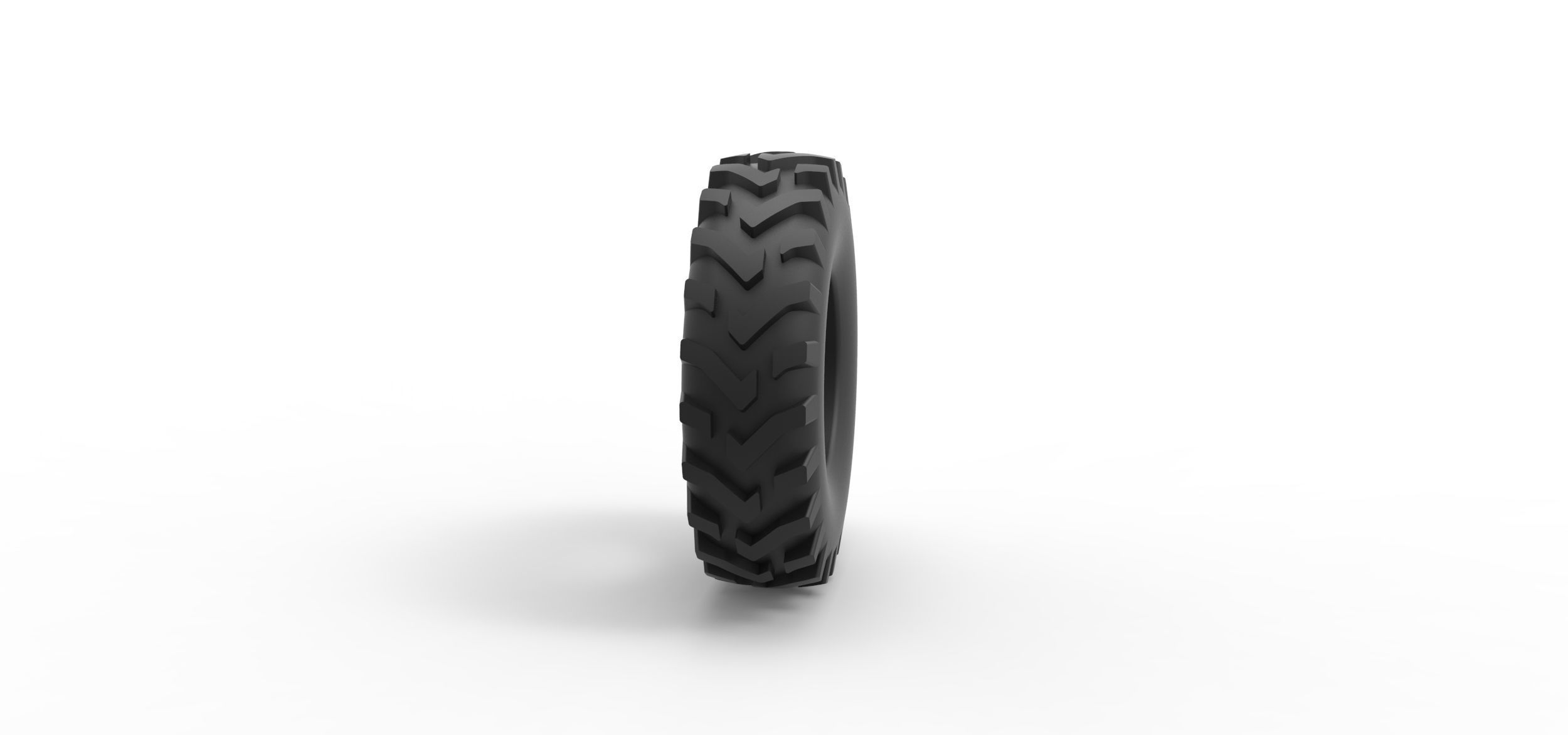 Offroad tire 83 Scale 1 to 25 3D print model_2