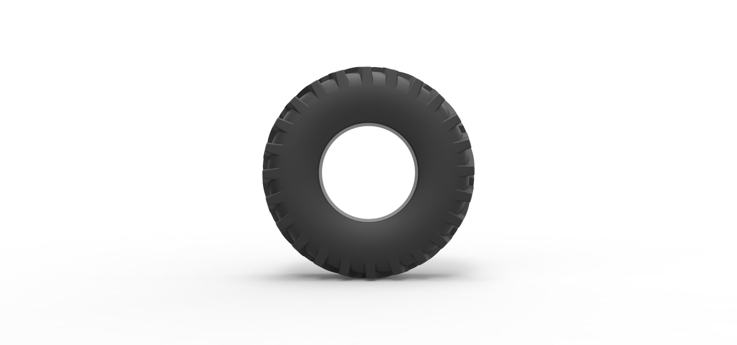 Offroad tire 83 Scale 1 to 25 3D print model_4