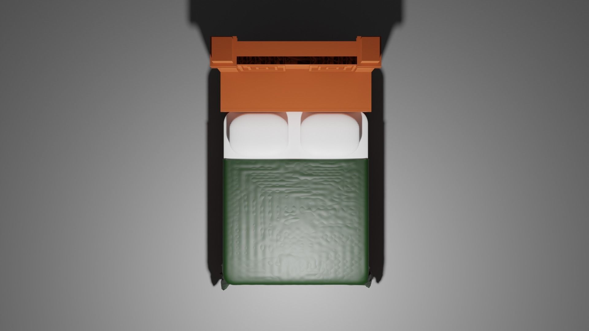 A Bed 3D model_3