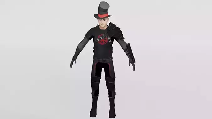 Male character  3D model