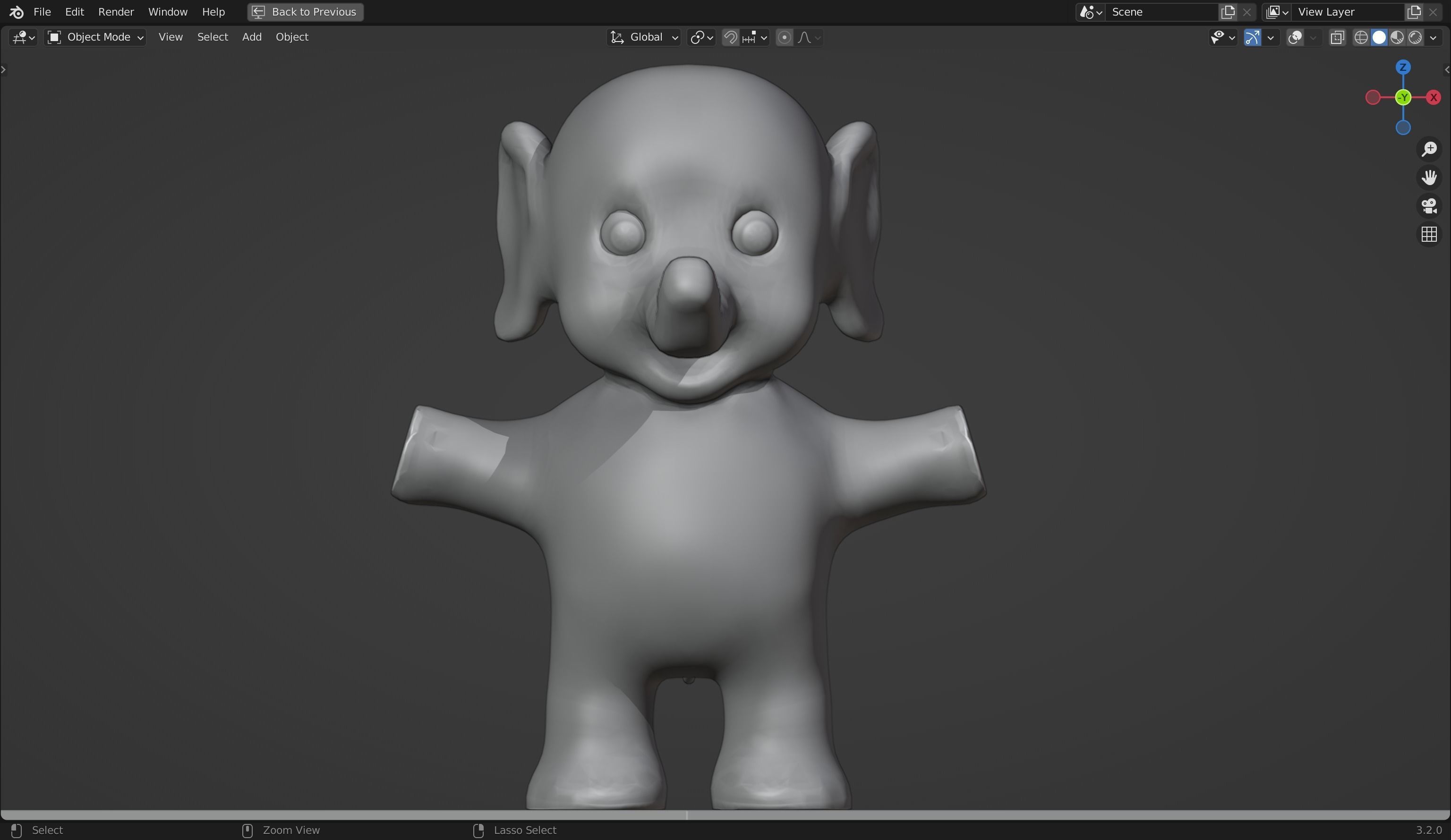 Elephant 3D Model Inspired by a book of Roberts Elizabeth Low-poly 3D model_14