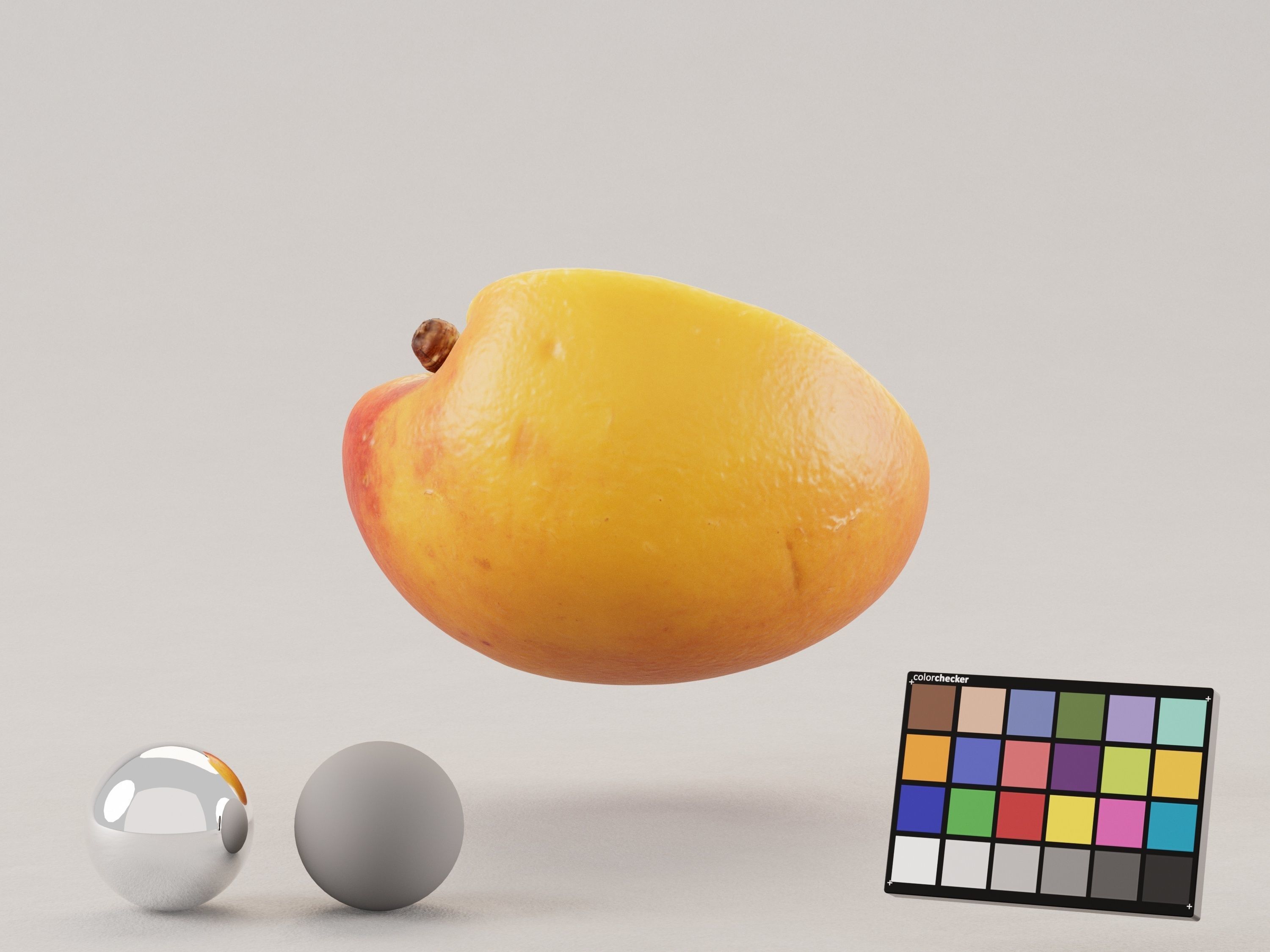 Apricot Half Sliced Photoscan 3D model_3