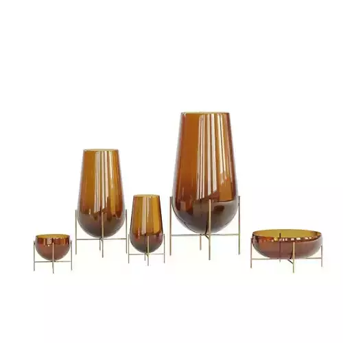 Echasse Vase Bowl Set