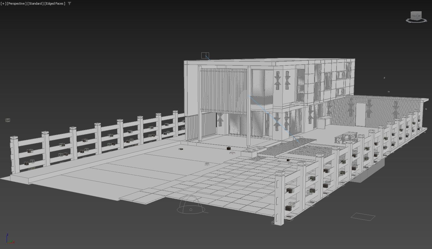 Villa 3d Outdoor Model 3D model