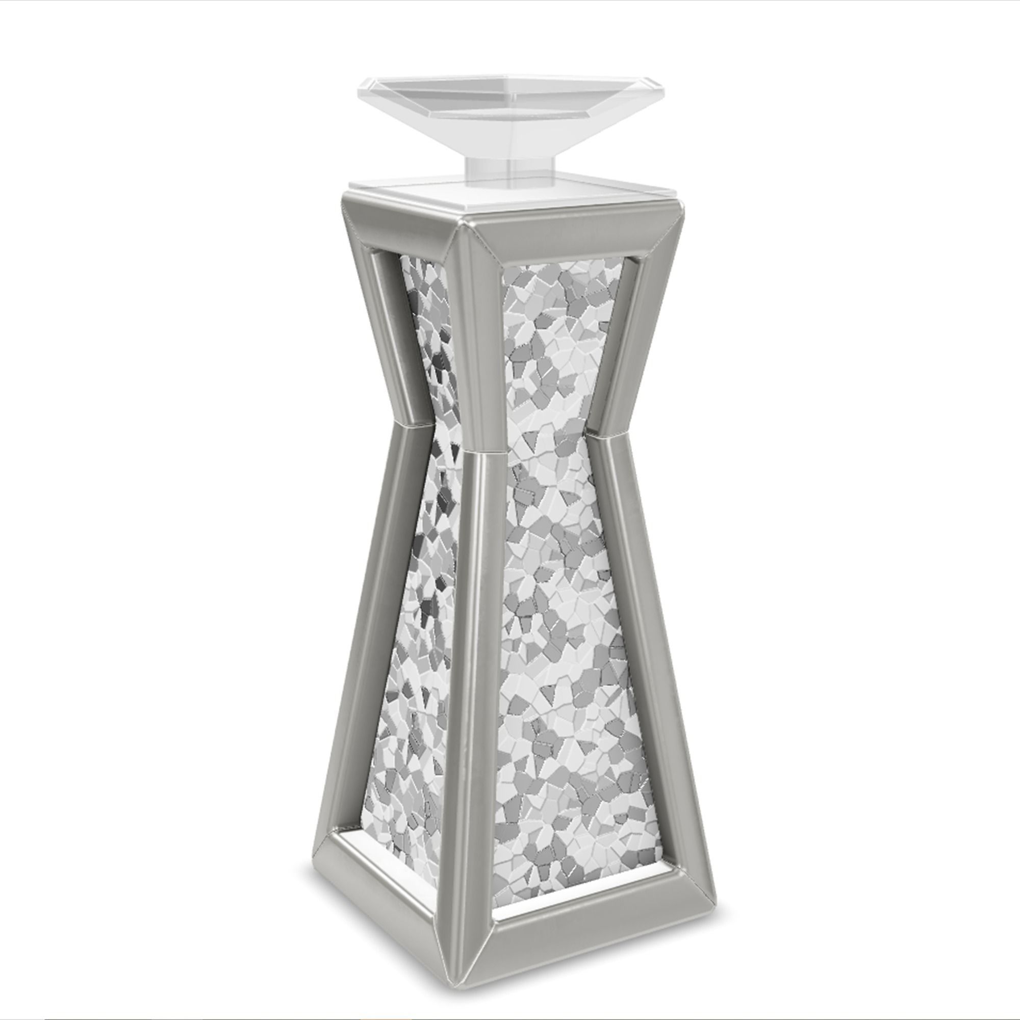 Geometric Candle Holder 9 Low-poly 3D model_2