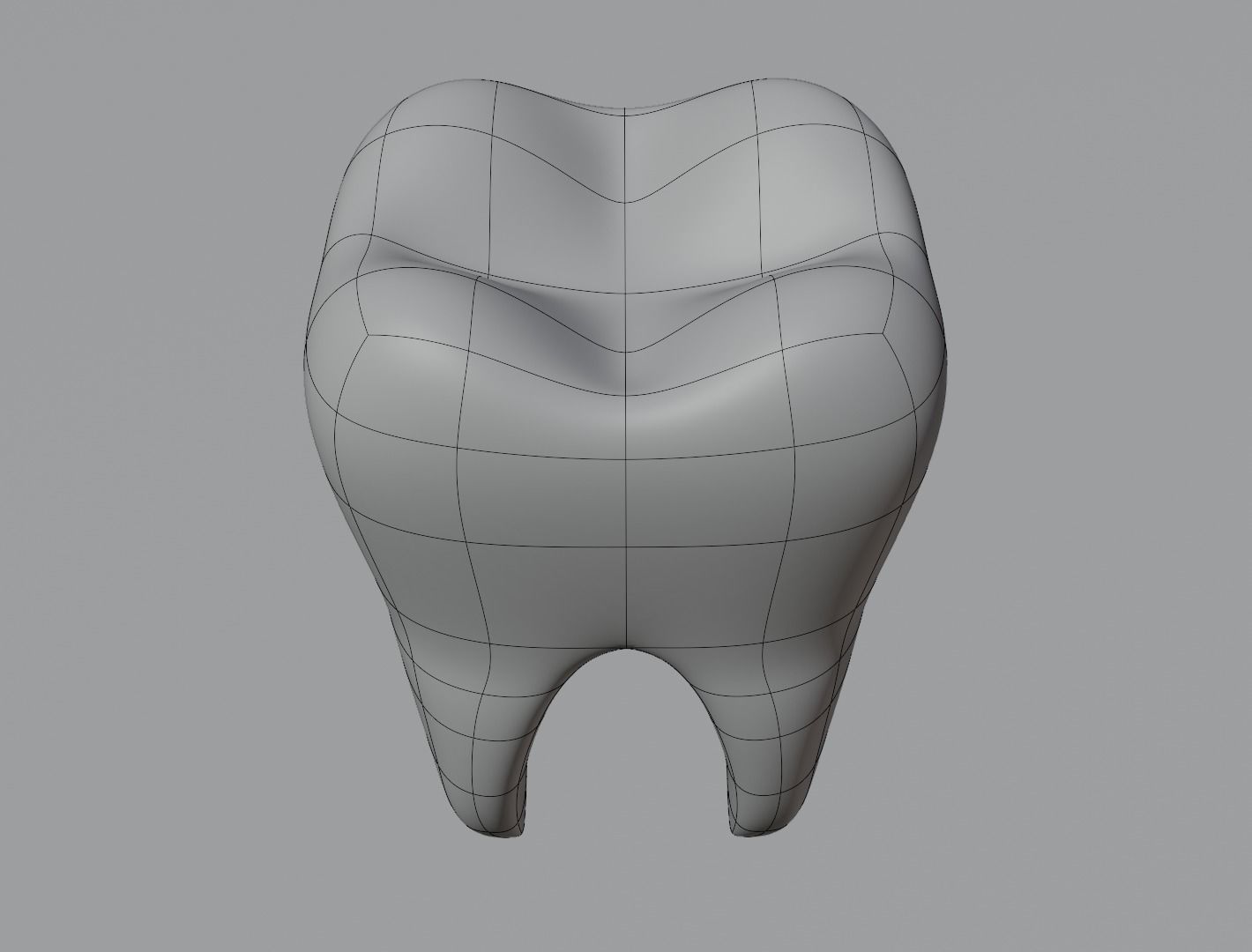 Tooth 3D model  Low-poly 3D model_11