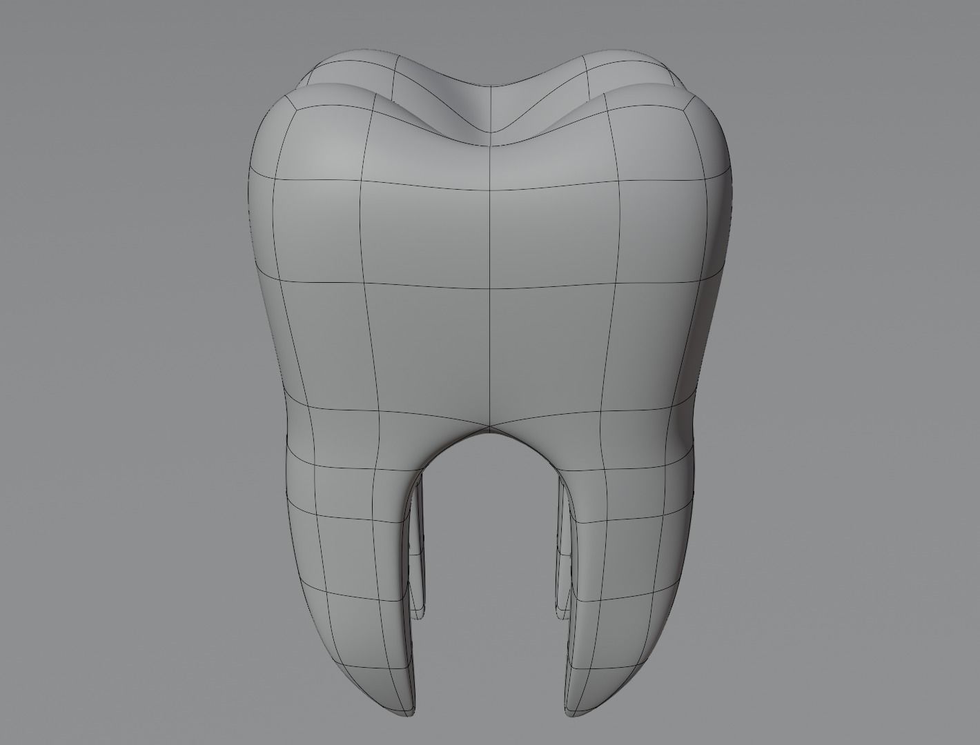 Tooth 3D model  Low-poly 3D model_16
