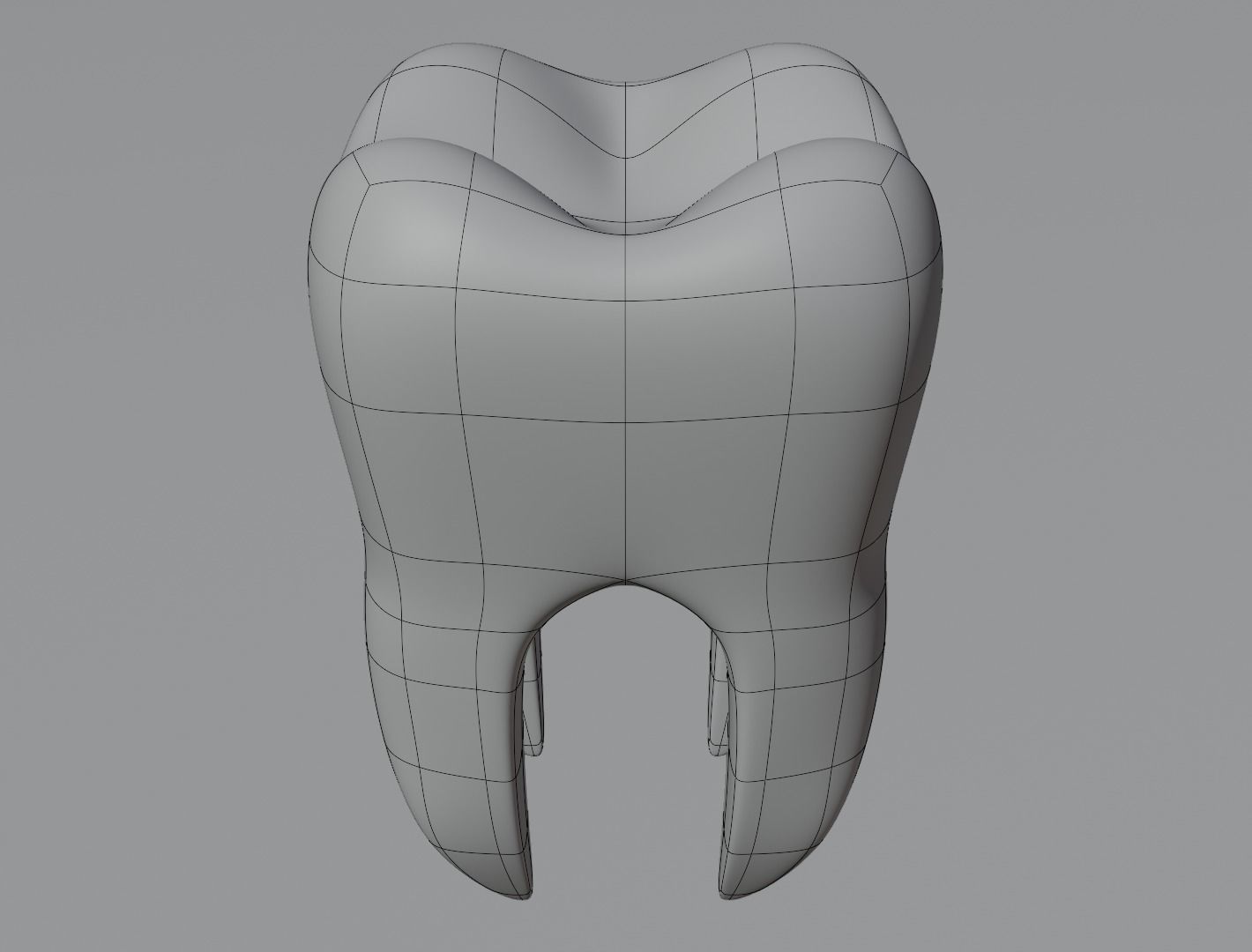 Tooth 3D model  Low-poly 3D model_12