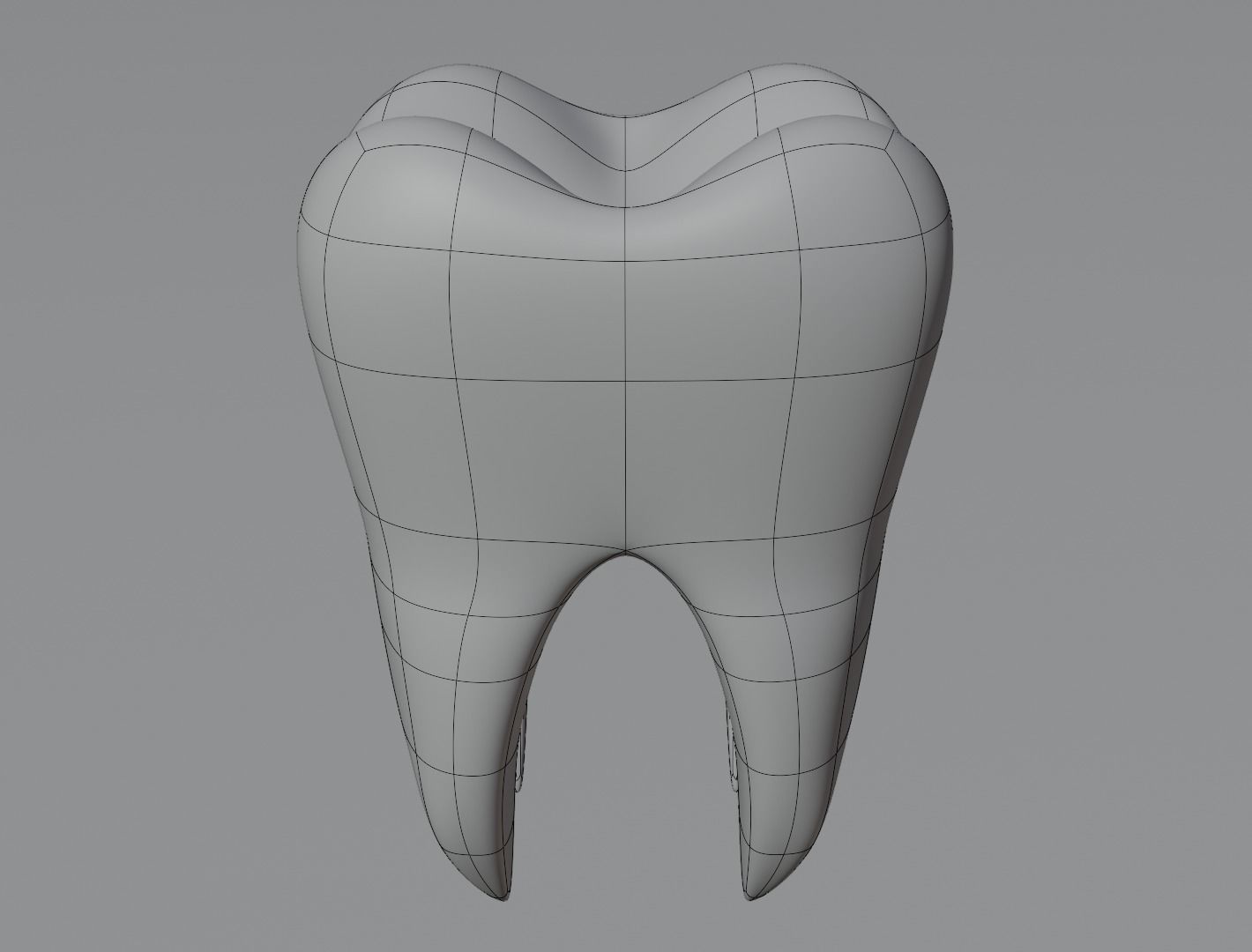 Tooth 3D model  Low-poly 3D model_15