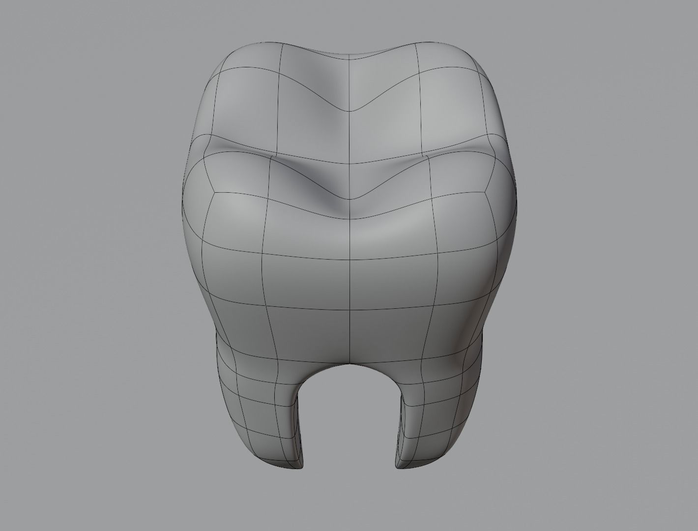 Tooth 3D model  Low-poly 3D model_10