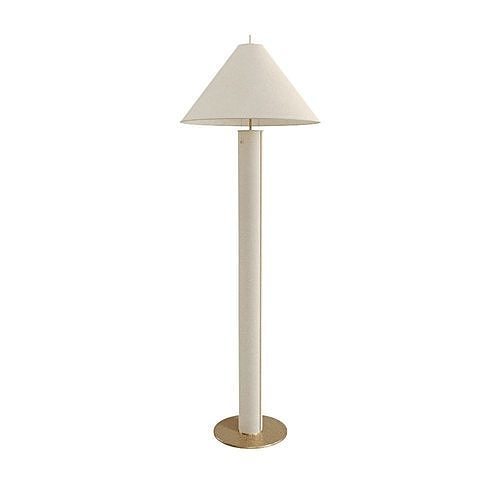 Remi Natural Linen Floor Lamp 3D model
