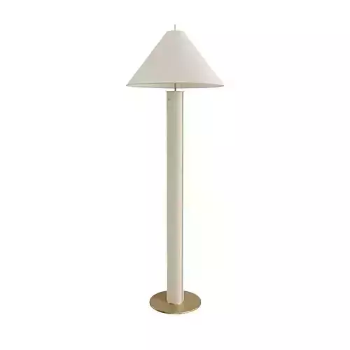 Remi Natural Linen Floor Lamp 3D model