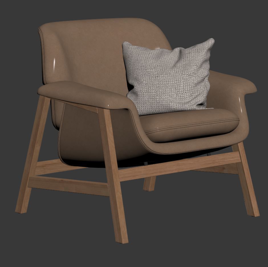 Agnese Armchair by Tacchini 3D model_13