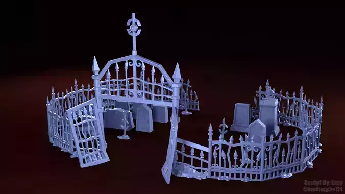 Forsaken Kingdom - Graveyard 3D print model