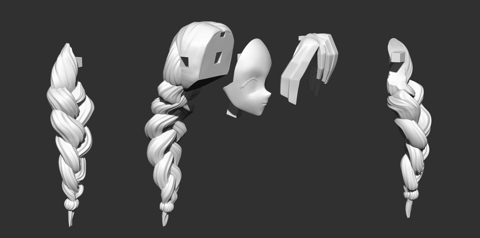 Mitsuri Kanroji  3D print model_2