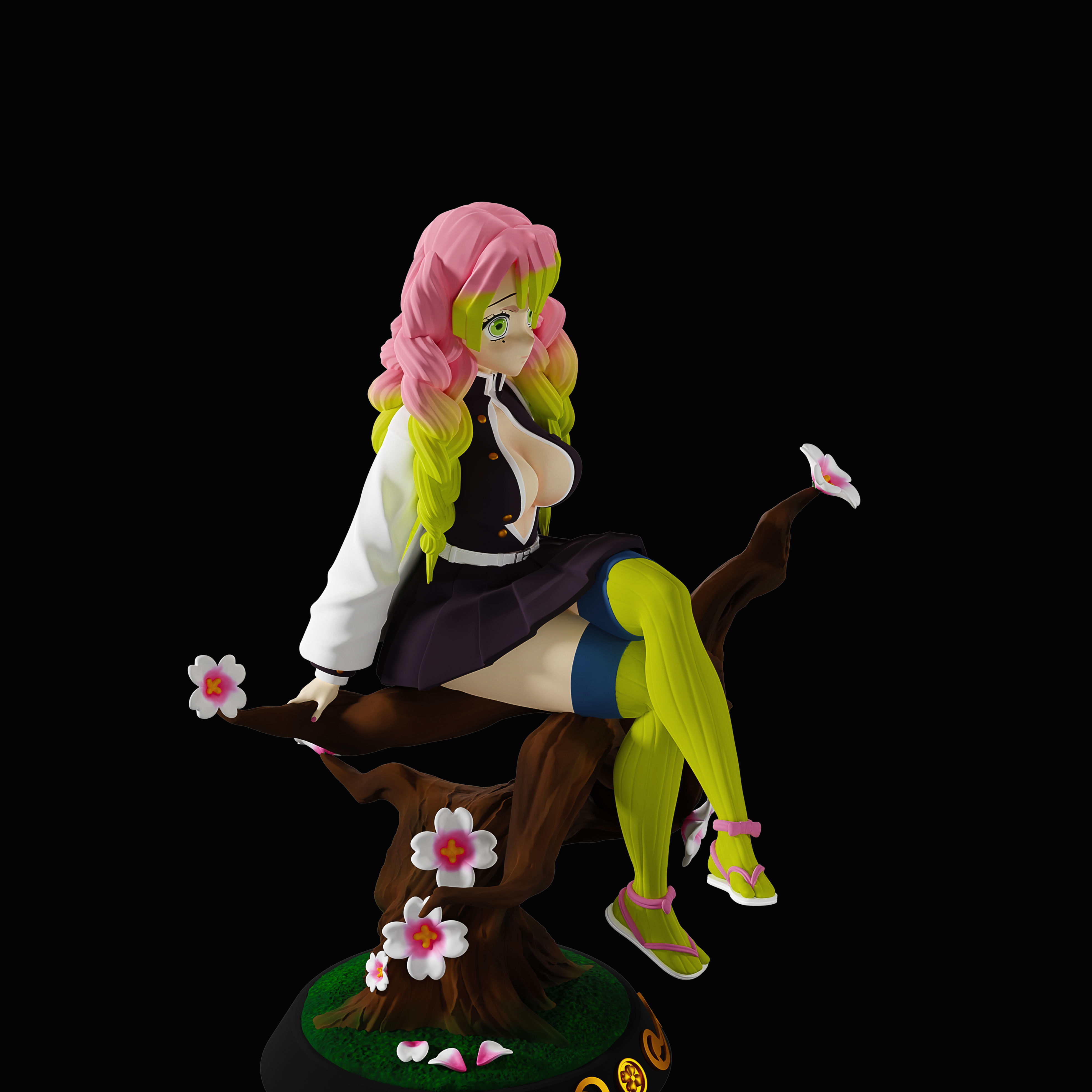 Mitsuri Kanroji  3D print model_10