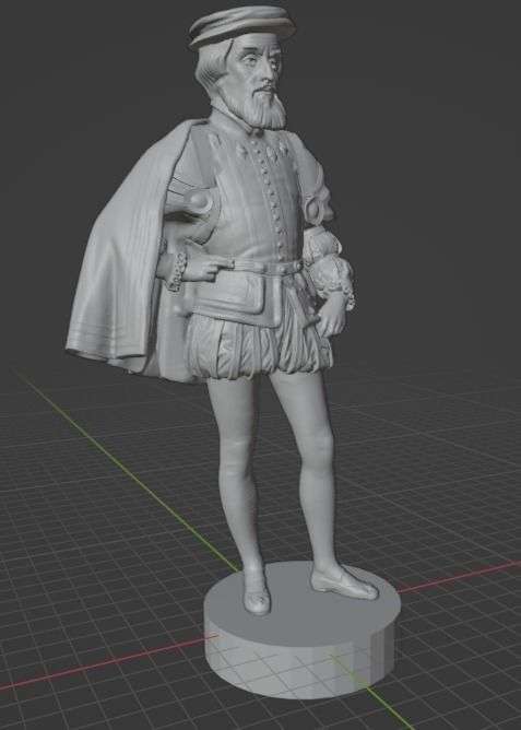 Hernan Cortes 3D print model_20