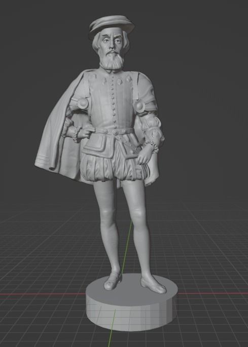 Hernan Cortes 3D print model_12