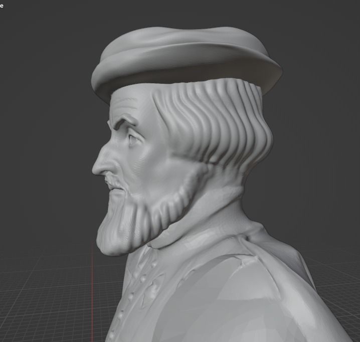 Hernan Cortes 3D print model_6